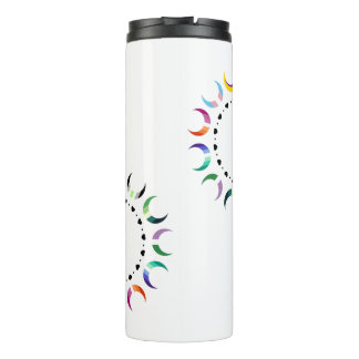 Crescent Pride Moons & Black Hearts Thermosbecher