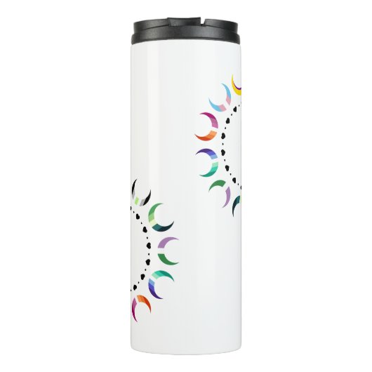 Crescent Pride Moons & Black Hearts Thermosbecher (Rückseite)