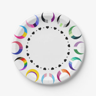 Crescent Pride Moons & Heart Ring Teller