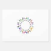 Crescent Pride Moons & Herz Ring Geschenkpapier Set (Vorderseite 2)