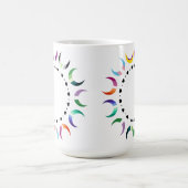 Crescent Pride Moons & Herz Ring Kaffeetasse (Mittel)