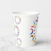 Crescent Pride Moons & Herz Ring Pappbecher (Rechts)