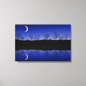 Crescent Reflections Wrapped Canvas Art Leinwanddruck (Vorderseite)