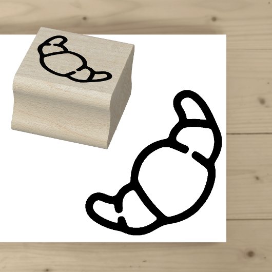 Crescent Roll Mini Briefmarke Scrapbooking und Kun Gummistempel