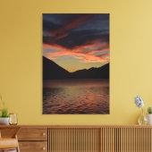 Crescent-See bei Sunset Leinwanddruck (Insitu (Wohnzimmer))