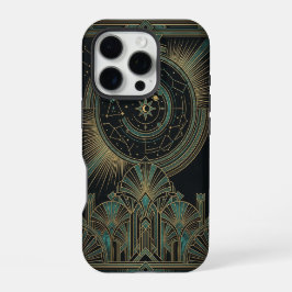 Crescent Star Deco Moon | Art Hülle für iPhone 16  iPhone 16 Pro Hülle
