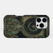 Crescent Star Deco Moon | Art iPhone 16 Pro Case Hülle (Rückseite (Horizontal))