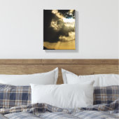 Crescent Sun während der Solarkrise Leinwanddruck (Insitu (Schlafzimmer))