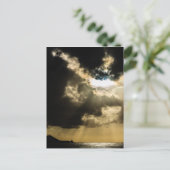 Crescent Sun während der Solarkrise Postkarte (Stehend Vorderseite)