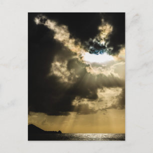 Crescent Sun während der Solarkrise Postkarte