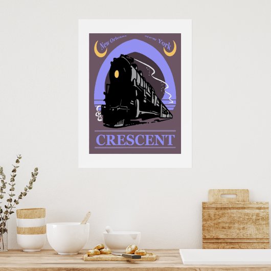 Crescent Train Poster (Küche)