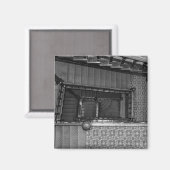 Crescent Treairwell Grayscale Magnet (Vorderseite/Rückseite)