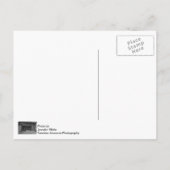 Crescent Treairwell Grayscale Postkarte (Rückseite)