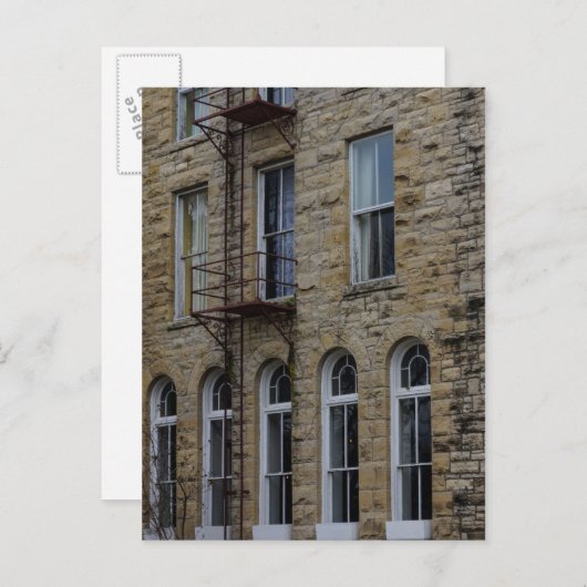 Crescent Wall Postkarte (Vorne/Hinten)