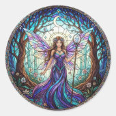 CrescentMoonFairy Runder Aufkleber (Vorderseite)
