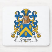 Crespin Familienwappen Mousepad (Vorne)