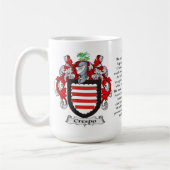 Crespo, der Ursprung, die Bedeutung und das Wappen Kaffeetasse (Links)