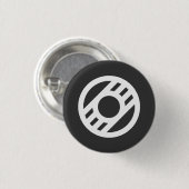 Crest Modern (Black) Button (Vorne & Hinten)