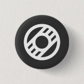 Crest Modern (Black) Button (Vorderseite)