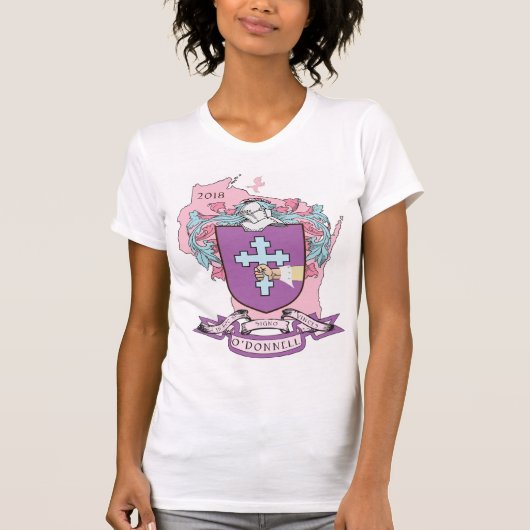 Crest_Wisconsin Familie O " Donnell das Licht T T-Shirt (Vorderseite)