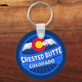 Creste Butte Colorado Schlüsselanhänger (Vorderseite)