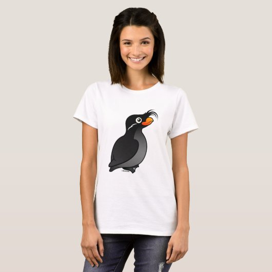 Crested Auklet T-Shirt (Vorne ganz)