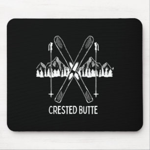 Crested Butte Co Rocky Mountains Colorado Schnee Mousepad