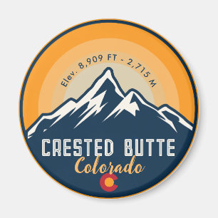 Crested Butte Colorado Berge Wandern Magnet