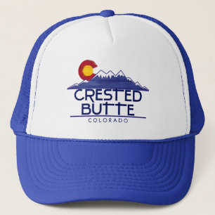Crested Butte Colorado Holzhut Berge Truckerkappe