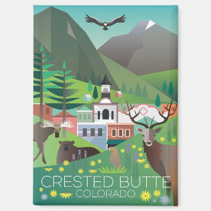 Crested Butte, Colorado Kühlschrank Magnet