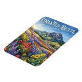 Crested Butte Colorado Magnet (Linke Seite)