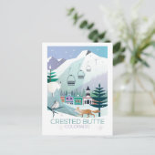 Crested Butte, Colorado Postcard Postkarte (Stehend Vorderseite)