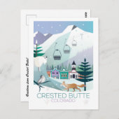 Crested Butte, Colorado Postcard Postkarte (Vorne/Hinten)