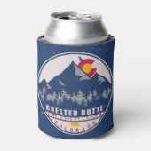 Crested Butte Colorado Retro Souvenirs Dosenkühler (Kanne Vorderseite)