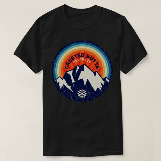 Crested Butte Colorado T-Shirt (Design vorne)