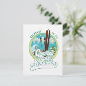 Crested Butte Mountain Colorado Logo (Stehend Vorderseite)