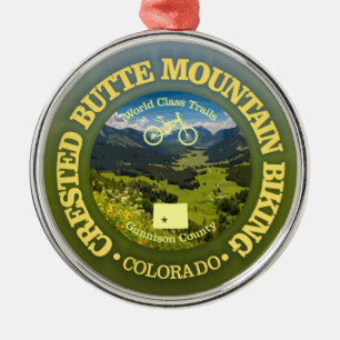 Crested Butte (MTB C) Ornament Aus Metall