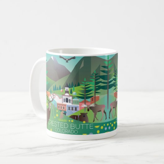 Crested Butte-Tasse Kaffeetasse (Vorderseite Links)