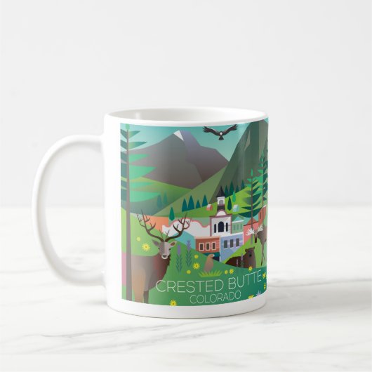 Crested Butte-Tasse Kaffeetasse (Links)