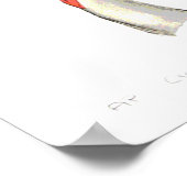 Crested Crane Poster (Ecke)