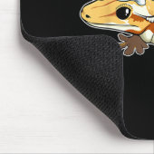 Crested Gecko Santa Hat Christmas Pajama Lizard Re Mousepad (Ecke)