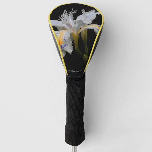 Crested Iris Golf Headcover (Vorderseite)