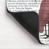 Crested Marsala Bird Mousepad (Ecke)