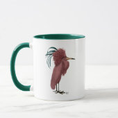 Crested Marsala Bird Tasse (Links)