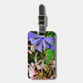 Crested Zwarf Iris Gepäckanhänger (Vorderseite vertikal)