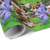 Crested Zwarf Iris Geschenkpapier (Rolleneckpunkt)