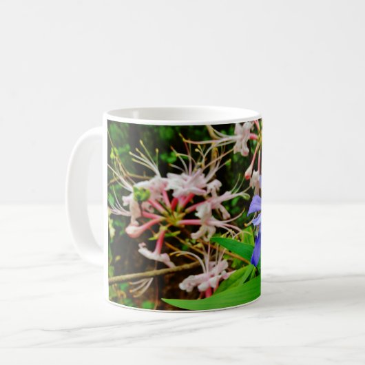 Crested Zwarf Iris Kaffeetasse (Vorderseite Links)