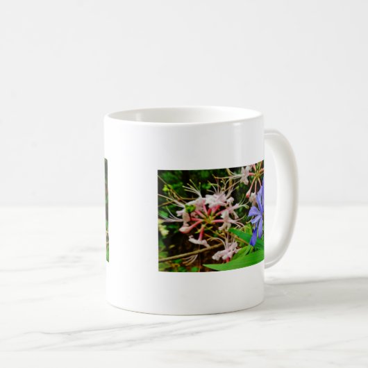 Crested Zwarf Iris Kaffeetasse (VorderseiteRechts)