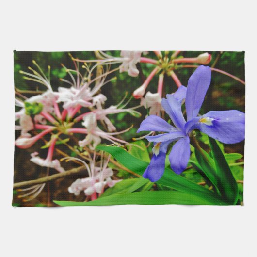 Crested Zwarf Iris Küchentuch (Horizontal)