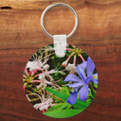 Crested Zwarf Iris Schlüsselanhänger (Vorderseite)